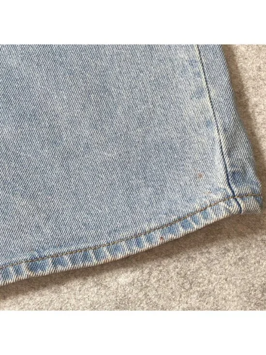 Vintage 1995 Levis 36951 Womens Light Wash Relaxed Fit Denim Shorts Size 16 - Picture 3 of 5